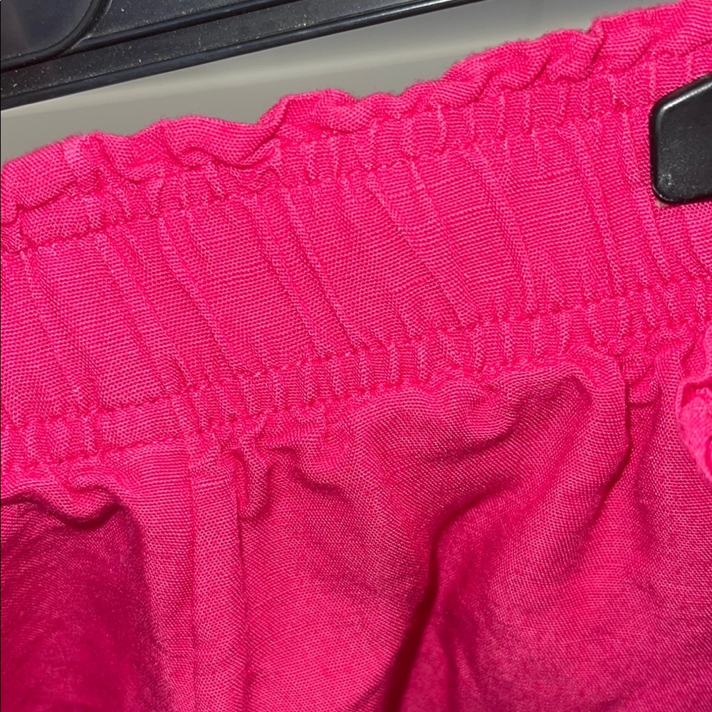 H&M Pink Ruched Notched Collar Top - Picture 13 of 13